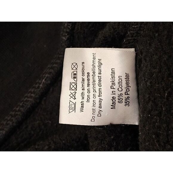 NICCE Men's Size Medium Black Embroidered Logo Sweatshirt Crewneck - Picture 6 of 14